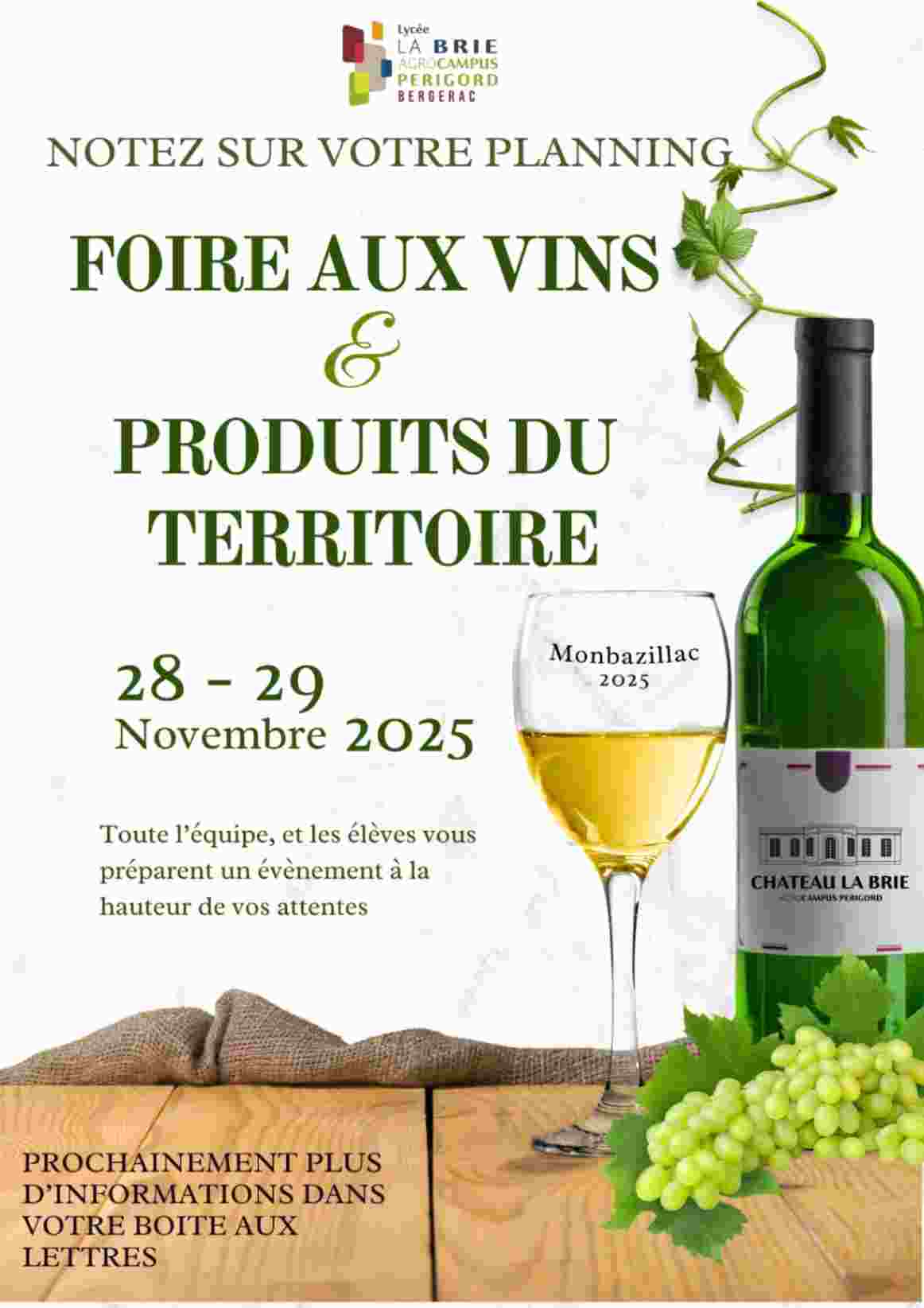 Affiche de l'événement